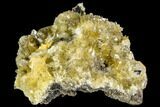 Selenite Crystal Cluster (Fluorescent) - Peru #108611-1